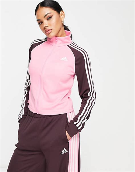 adidas huispak neon roze|Adidas trainingspak dames.